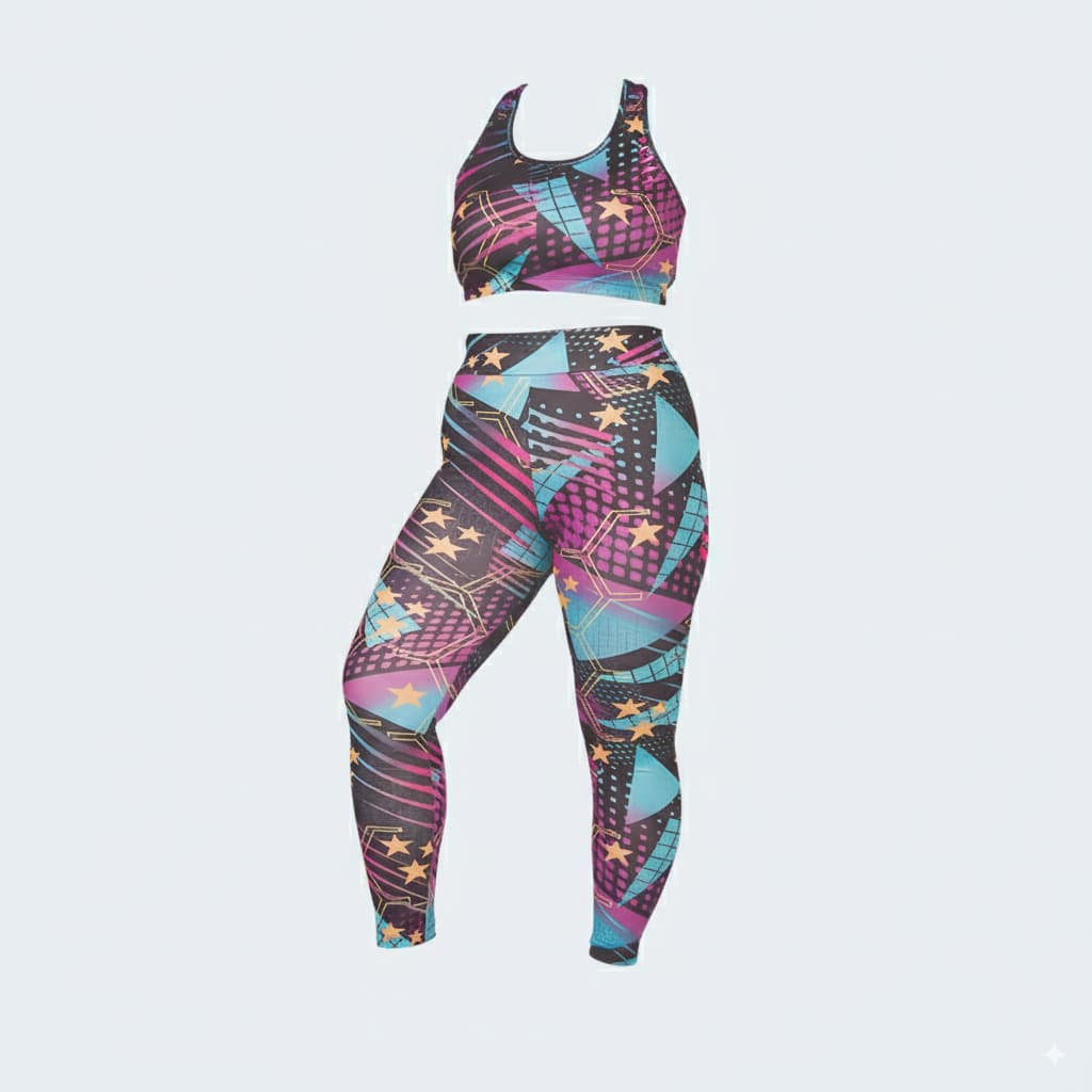 2-Piece Plus Size Gymwear Set – Lightweight, Soft & Flexible Fabric
