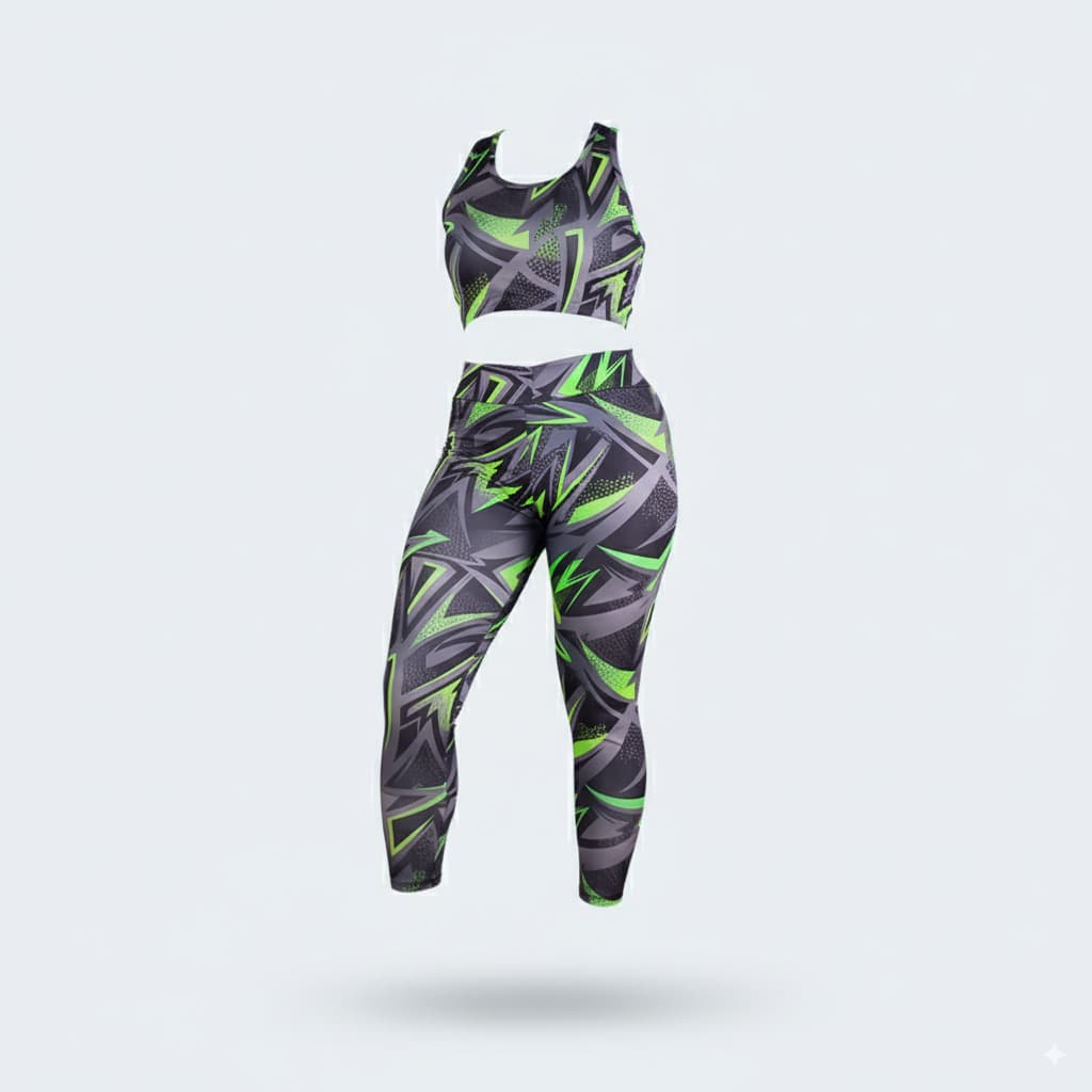 2-Piece Plus Size Gymwear Set – Lightweight, Soft & Flexible Fabric