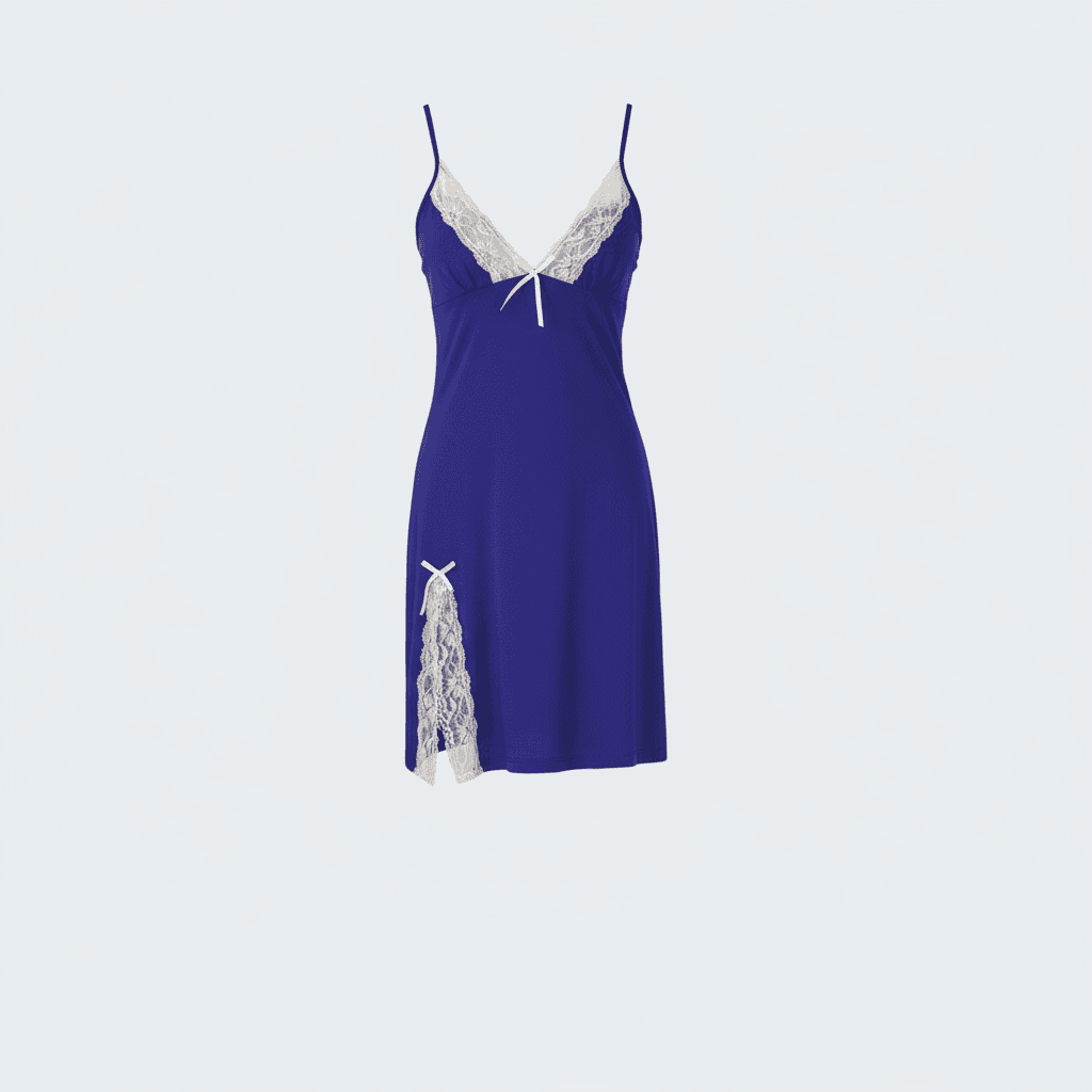 Soft & Breathable Lingerie Dress – Elegant Comfort with Delicate Dantel | Made in Turkey