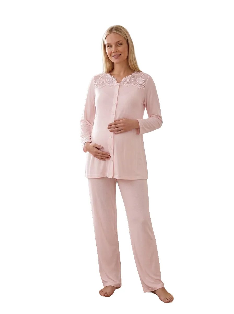 Everyday Comfort Maternity Pajamas – Long Sleeve Set