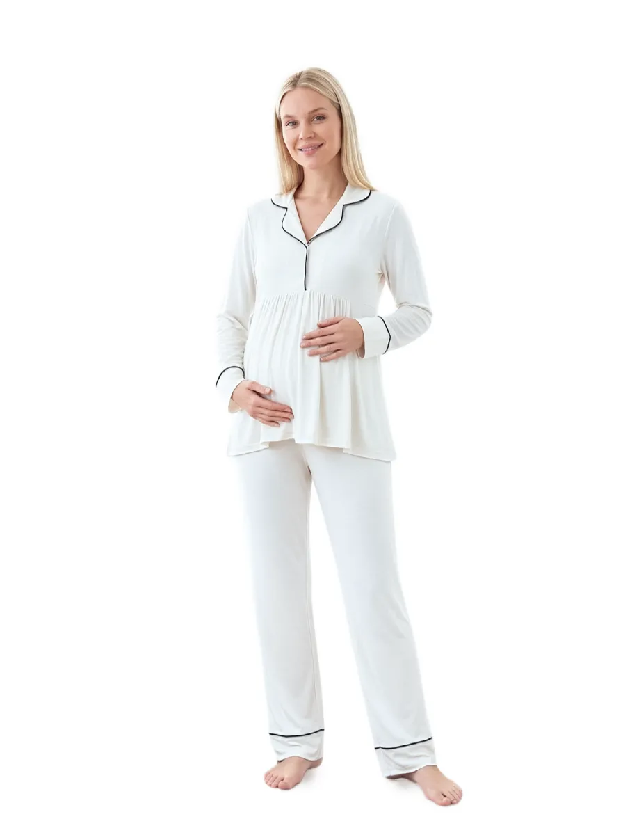 Everyday Comfort Maternity Pajamas – Long Sleeve Set