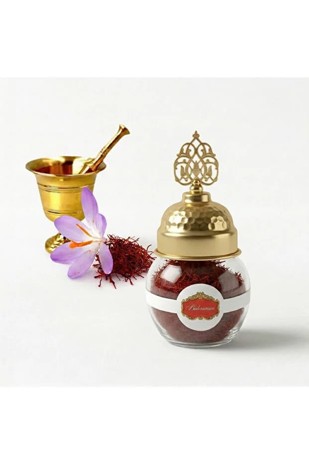 Bahraman Saffron 40g Glass Jar – Premium Quality Iranian Saffron