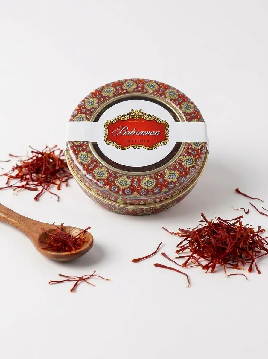 Bahraman Saffron 4g – Premium Grade Iranian Saffron, Rich Aroma & Unique Flavor